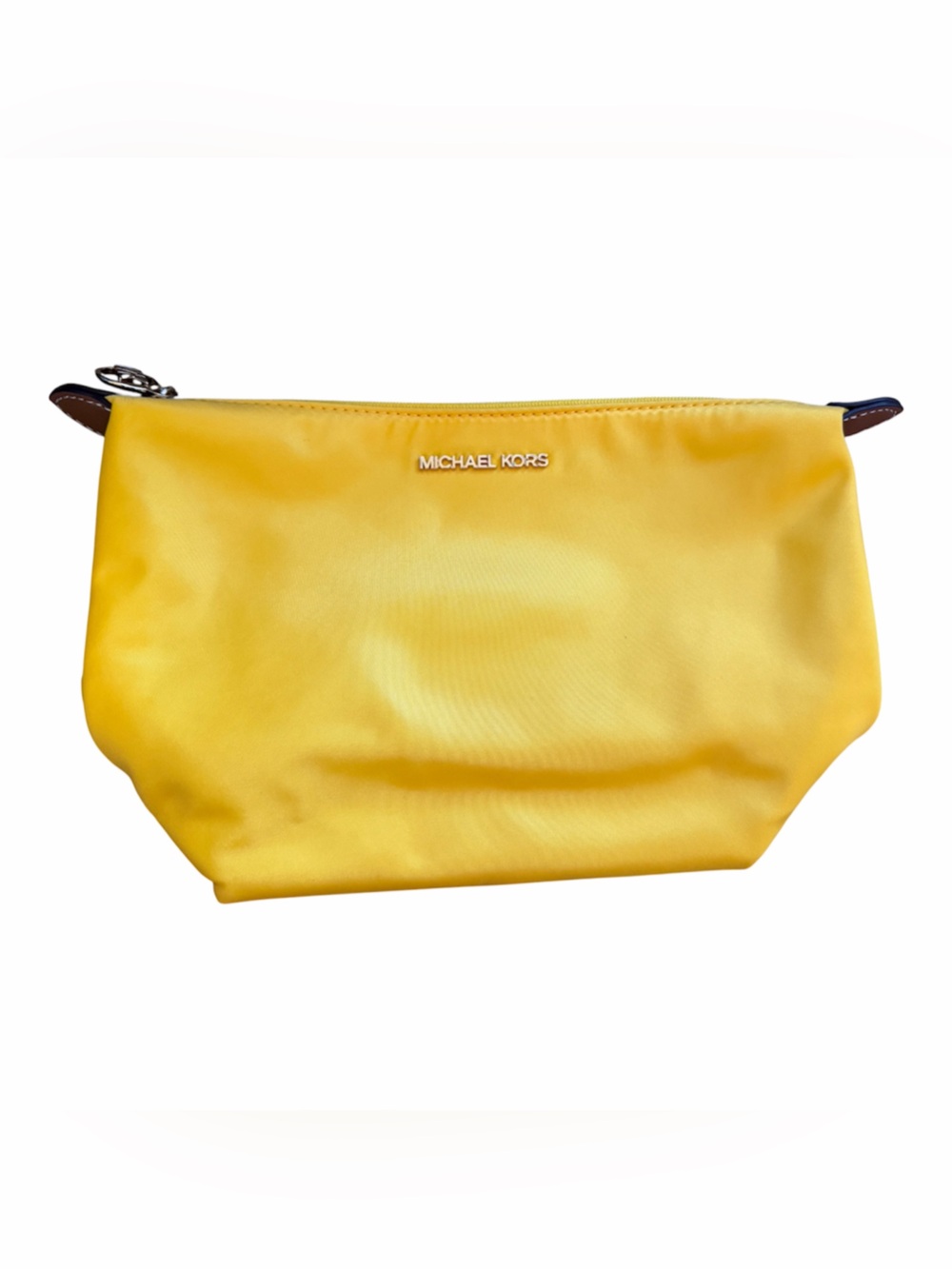 Michael Kors Mustard Yellow Cosmetic Pouch - Picture 3 of 3